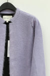 SWAYING/KNIT Mohair Suit SW22AW1T92 Purple/Black
